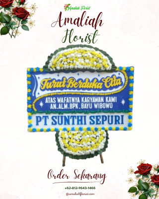 Papan Bunga Duka di Amantelu